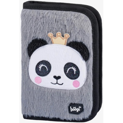 Baagl Сив училищен моливник едноетажна панда Baagl BAAGL | Siv | Момичешки | ЕДИН РАЗМЕР