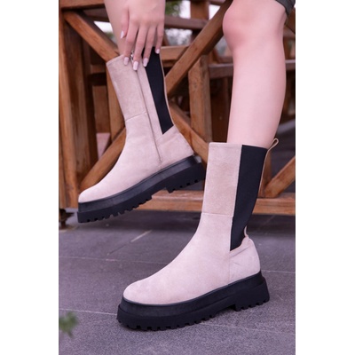 Soho Дамски боти - Бежови 988114 #271969 (271969_Бежов)