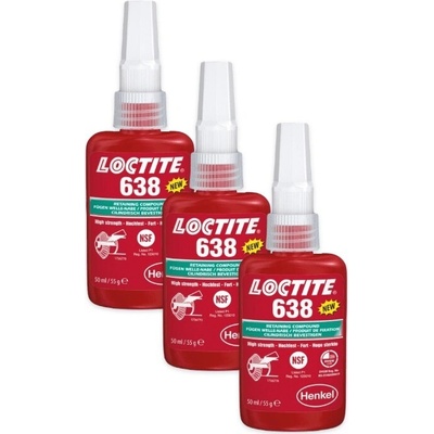 Loctite 638 upevňovanie 50 ml 3 ks