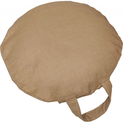 Baka Nature meditačný vankúš D34cm x 13 cm ľan natural