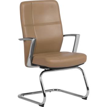 Посетителски стол siena - бежов lux (3520798_1)