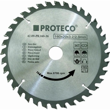 Proteco Kotouč pilový SK 160x2.2x20 48z PK160-48