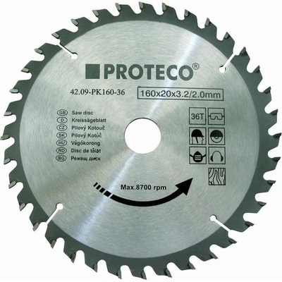 Proteco Kotouč pilový SK 160x2.2x20 48z PK160-48