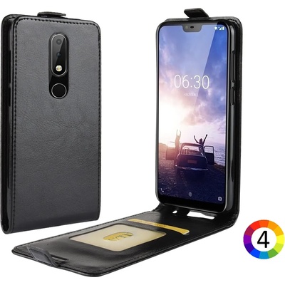 Nokia 6.1 Plus / X6 (2018) Flip3 Кожен Калъф и Скрийн Протектор