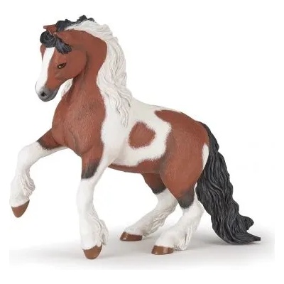 Papo - Фигурка за колекциониране и игра - Конче в бяло и кафяво (51558)