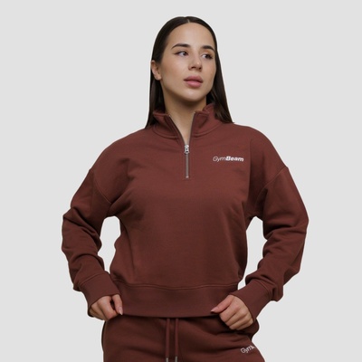 GymBeam Дамски суичър Agile 1/2 Zip Root XL