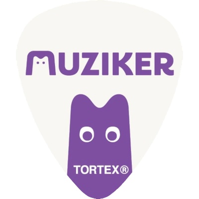 Muziker Merch 0.73 Tortex Standard White Перце за китара (438.C.73 WHT)
