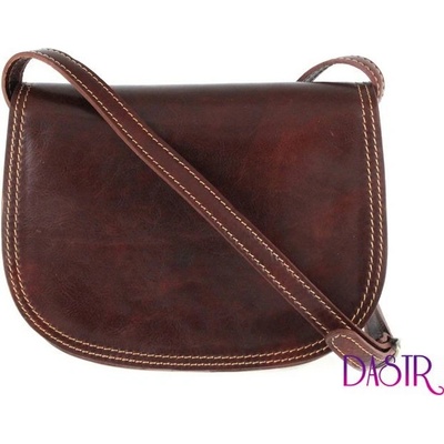 I Fratelli kožená crossbody dámská kabelka Enila hnědá