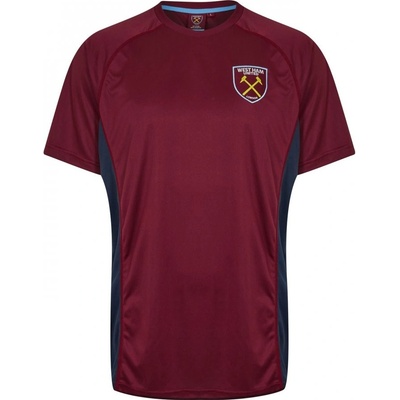 Source Lab Lab West Ham United FC Poly pánské tričko Claret/Blue