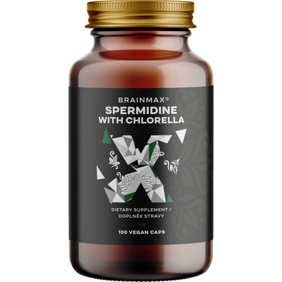 BrainMax Spermidine Chlorella, 100 растителни капсули