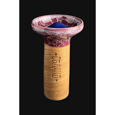 Oblako Flow Blue on Marble White-Vinous