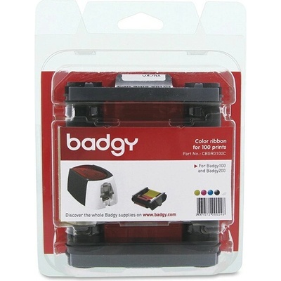 Badgy originální páska do tiskárny karet, CBGR0100C, barevná