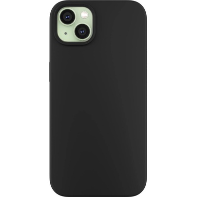 Next One Калъф Next One - Black Silicone MagSafe, iPhone 15 Plus, черен (IPH-15PLUS-MAGCASE-BLACK)