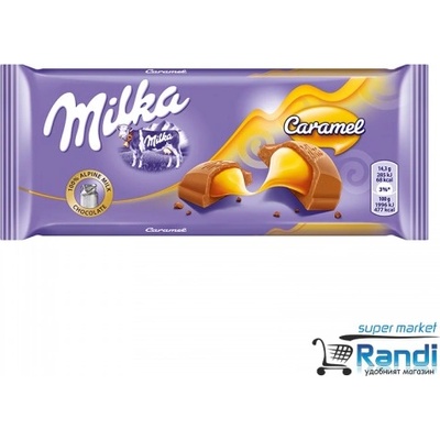 Milka Шоколад MIlka карамел 100гр