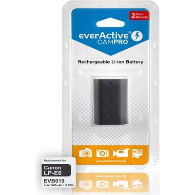 everActive Батерия everActive CamPro LP-E6 (заместител за Canon LP-E6) (5903205770189)