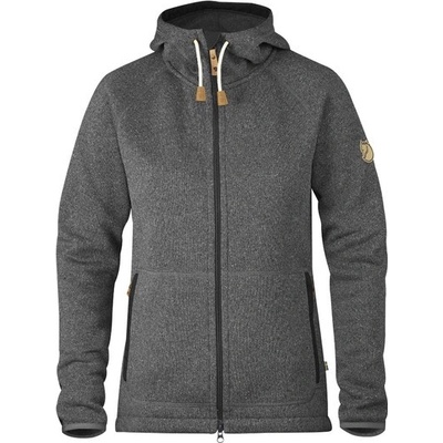 Övik Fleece Hoodie W Dark Grey 30