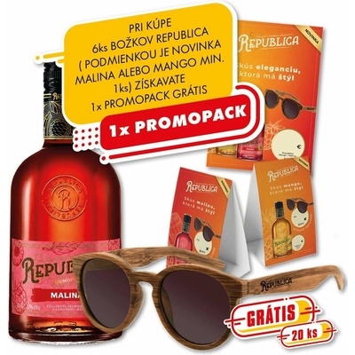 Božkov Republica Malina 20% 0,7 l (čistá fľaša)