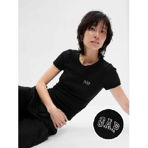 GAP Тениска с логото на GAP GAP | Cheren | ЖЕНИ | XXS - zoot - 54,74 лв