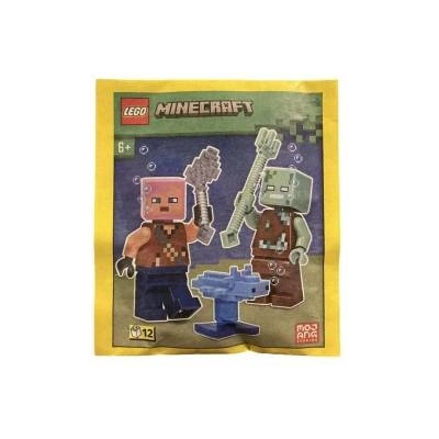 LEGO® Конструктор Lego Minecraft, Adventurer with Drowned and Axolotl, Лимитирана серия, 662303