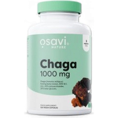 Osavi Chaga 1000 mg | Minimum 30% Beta-Glucans [120 капсули]