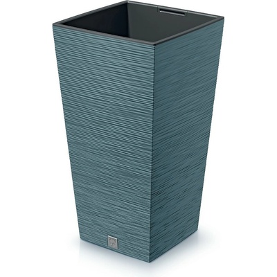 Prosperplast Květináč FURU SQUARE 39,5 cm skandinávský modrý