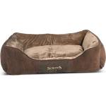 Plaček Pet Products Кафяво плюшено легло за кучета 70x90 cm Scruffs Chester XL - Plaček Pet Products (974-01173)