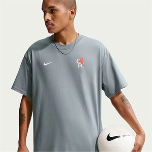 Nike Тениска Nike Mens Nike Chelsea Peak T-Shirt 25/26 - Grey/Orange