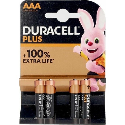 Duracell Plus AAA 4ks MN2400B4