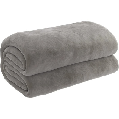 vidaXL Záťažová prikrývka s poťahom sivá 5 kg Látka 120x180