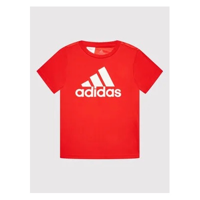 Adidas Тишърт Logo GN1477 Червен Regular Fit (Logo GN1477)