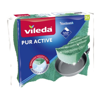 Vileda ГЪБА ДОМАКИНСКА vileda pur active 2бр (10004)