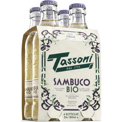 Tassoni Sambuco BIO 4 x 180 ml