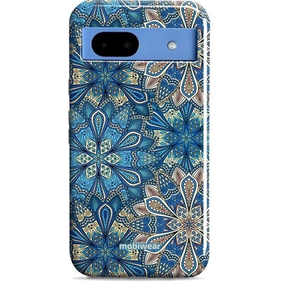 Mobiwear Google Pixel 8A E108E Modré mandala květy