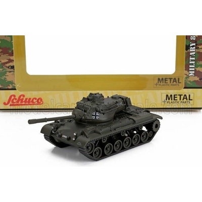 SCHUCO TANK M47 TANK GERMAN ARMY 1945 MILITARY GREEN 1:87