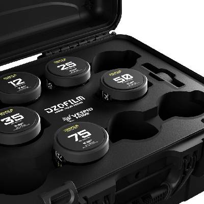 DZO Optics Vespid prime 5-lens Kit with PL & EF mount with case (16/25/35/50/75 T2.1)
