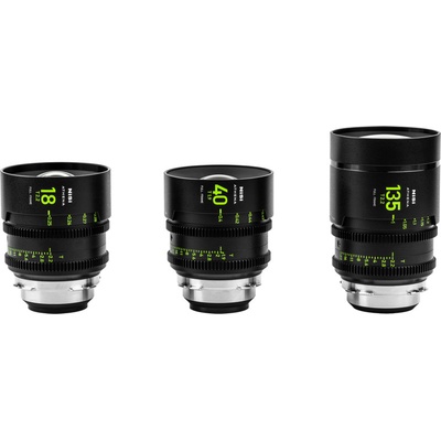 NiSi Cine Lens Set Athena Prime Add-On (3 Lenses) G-Mount