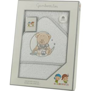 Gamberritos Хавлия 100х100 см. , Мече сив кант (109683)