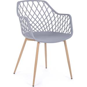 Bizzotto СТОЛ optik 58x54x85, 5 СИВ (0733412)