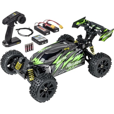 Carson Modellsport Akuma Buggy RTR zelená bezkefkový RC model auta buggy 4WD 4x4 RtR 1:8