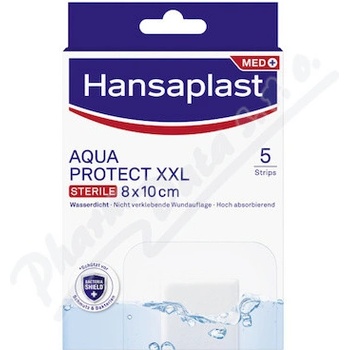 Hansaplast Aquaprotect XXL elas.náplast 8 x 10 cm 5 ks