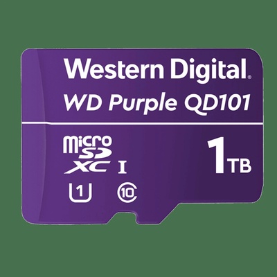 WD MicroSDXC karta 1TB Purple Class 10 R:100W:60 MBs WDD100T1P0C