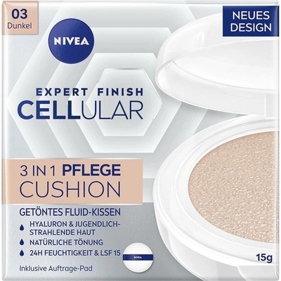 Nivea Expert Finish Cellular 15 SPF tónovací krém na obličej 03 15 ml