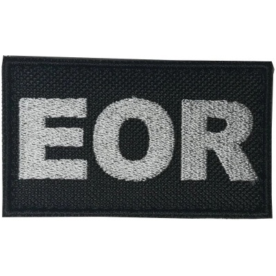 Nášivka EOR, černý podklad, ARMED PATCHES – Zboží Dáma