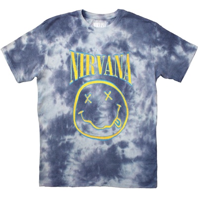 Nirvana Happy Face Blue Stroke (Wash Collection) Blue XL Риза (<![CDATA[NIRVTS76MDD04]]>)