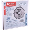 EXTOL PREMIUM kotouč pilový s SK plátky, 165x1,4x16mm, 24T