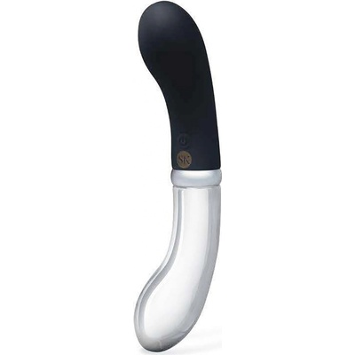 Secret Kisses Glass G Wand Black