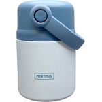 Nerthus 650 мл син двустенен термос за храна с дръжка Nerthus