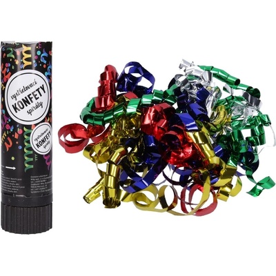 Párty konfety vystřelovací Spirály 15 cm – Zbozi.Blesk.cz