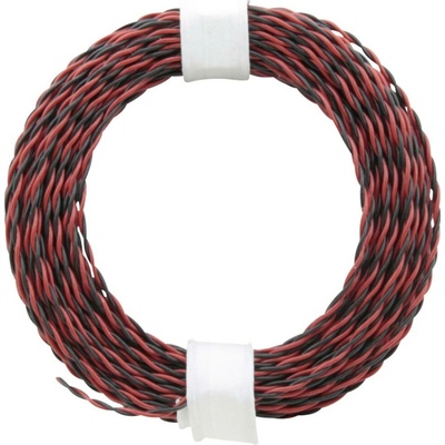 Donau Elektronik 210-10 2 x 0.04 mm² + 2 x 0.04 mm² červená/černá 10 m