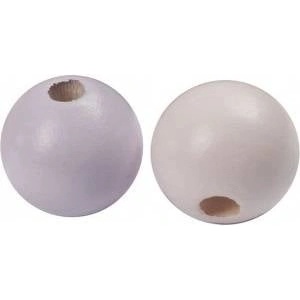 TITANUM Wooden beads pastel straddles 15pcs